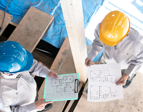 大工工事を専門に行っている建設会社です。