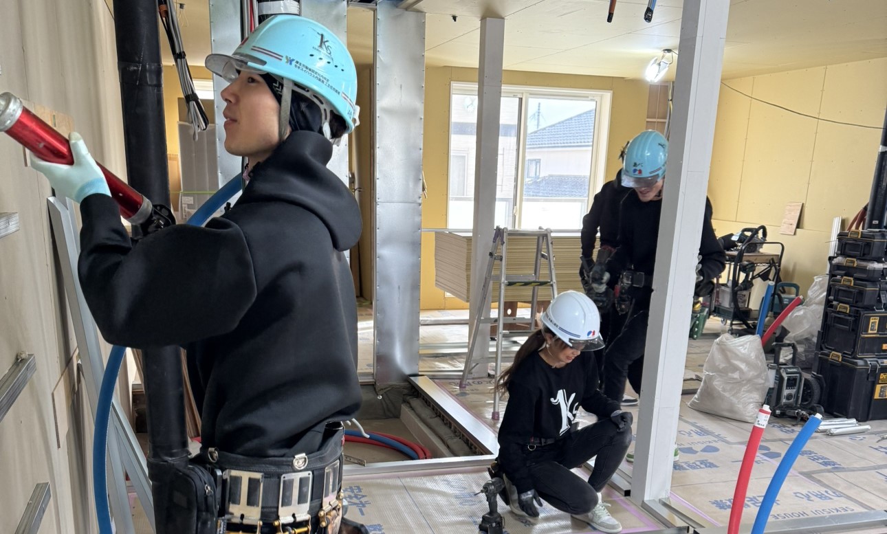 午後の作業開始