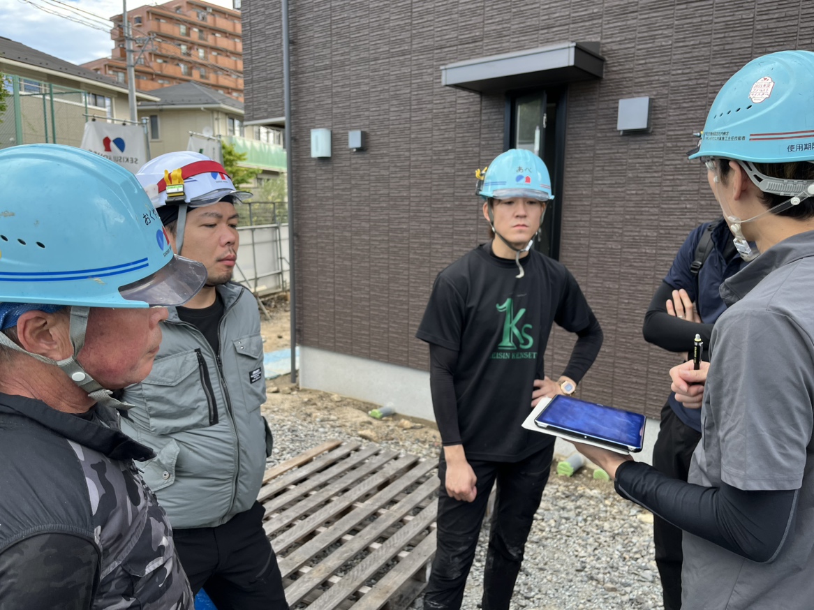 朝礼・作業確認